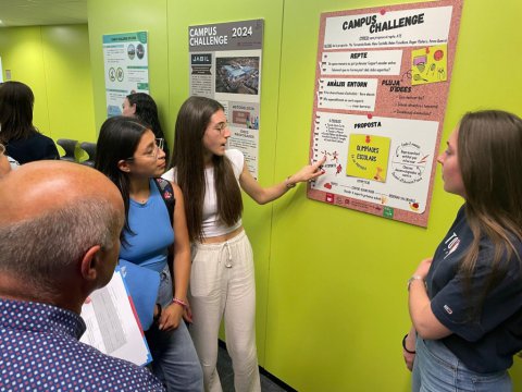 Míriam Segura participa en el projecte Campus Challenge, reconegut amb la distinció Jaume Vicens Vives.