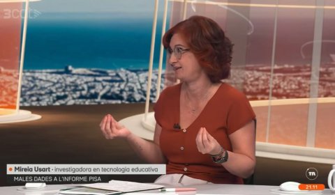 Mireia Usart analitza els reptes de la tecnologia i la formació docent davant la davallada de la comprensió lectora.
