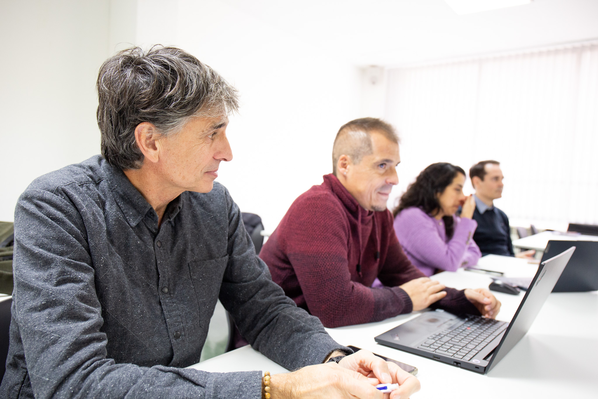 Membres del grup de recerca ARGET durant una reunió